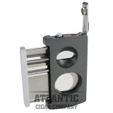 Equus Trifecta 3X Cigar Cutter Metallic Grey